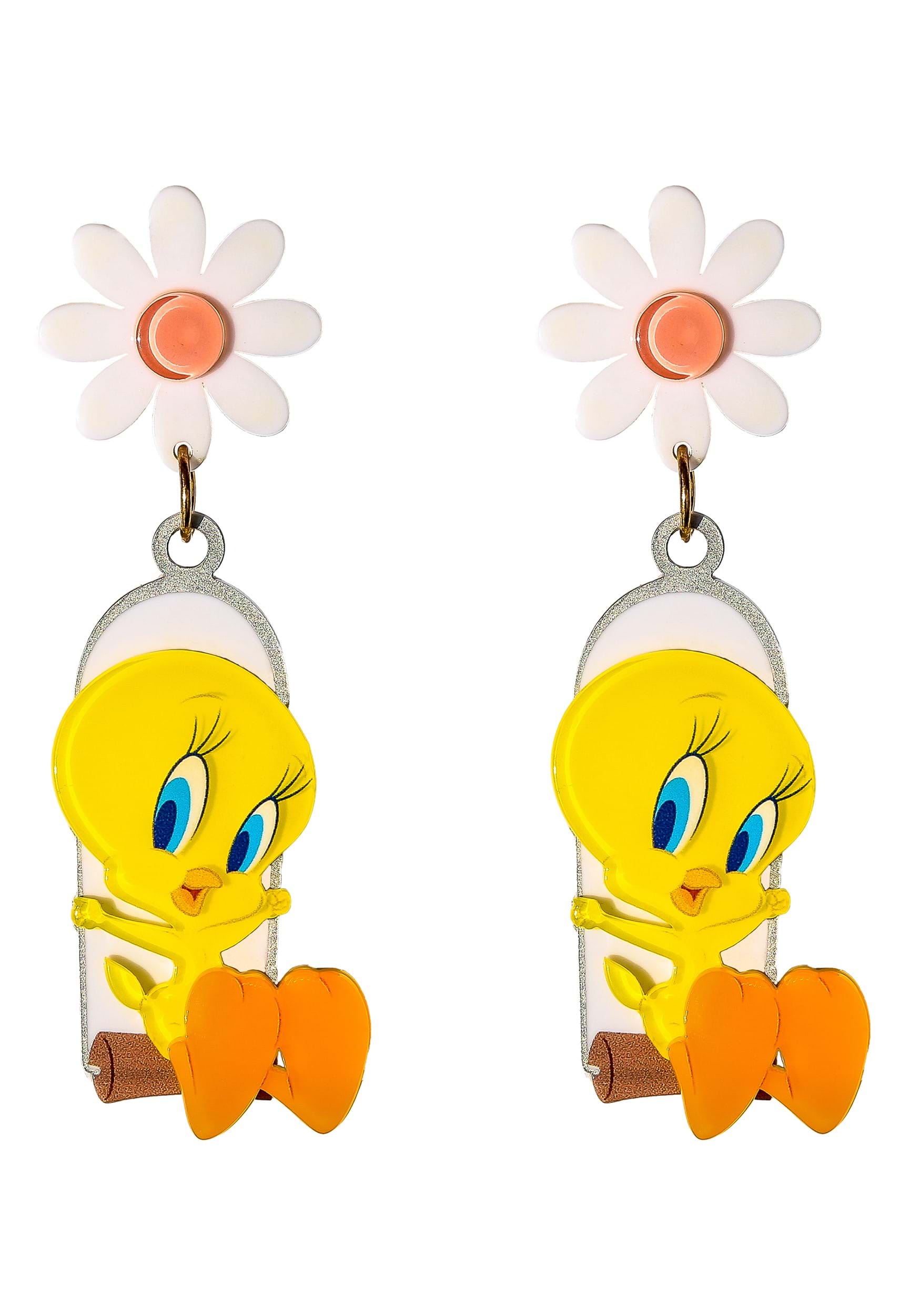 Irregular Choice Looney Tunes Tweety Bird Sing Earrings