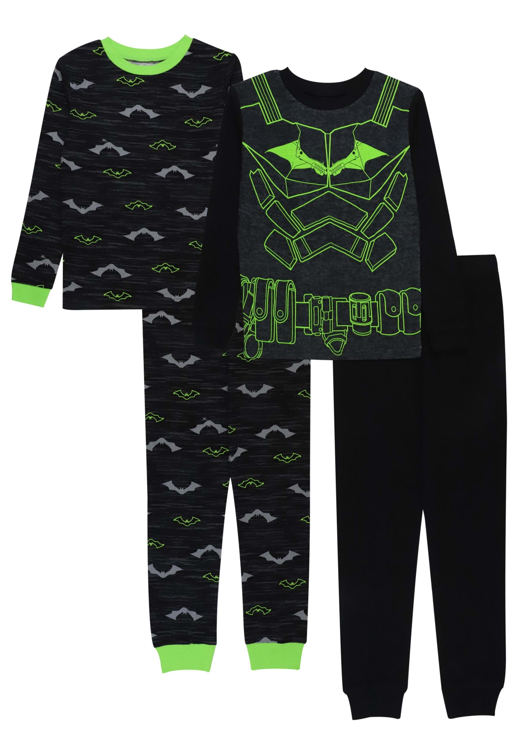 4 Piece Boys Batman Sleep Set | DC Pajamas