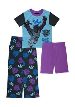 Boys 3 Piece Black Panther Sleep Set