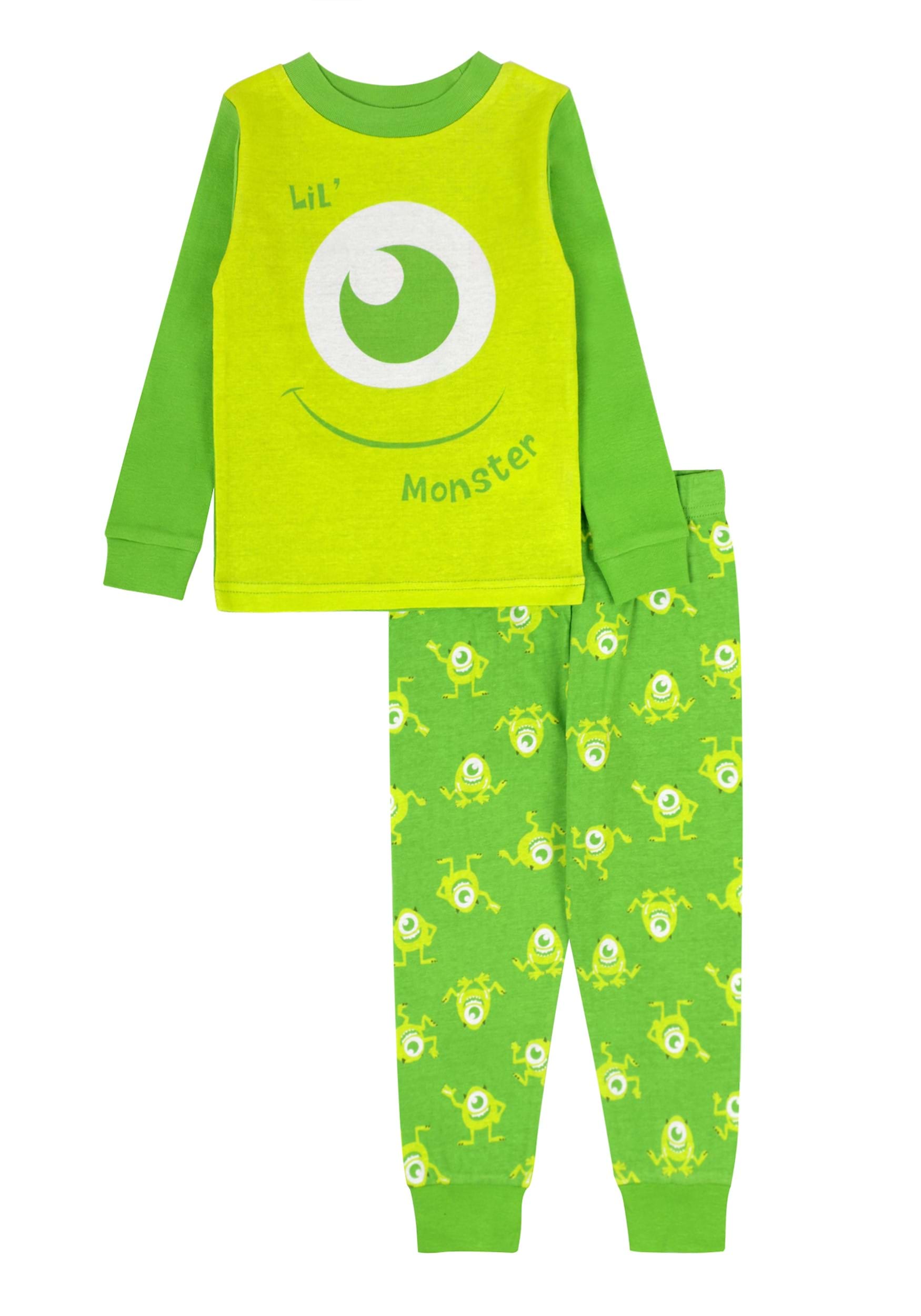 Monsters Inc Toddler Boys Mike Wazowski Pajama Set