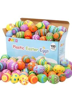 100 Piece Printed Plastic Egg Shells