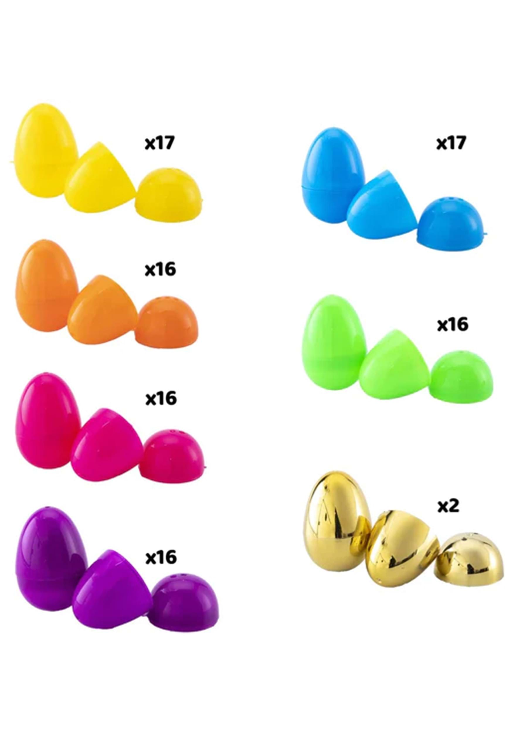 100 Piece Classic Colorful Egg Shells , Easter Egg Hunt Accessories