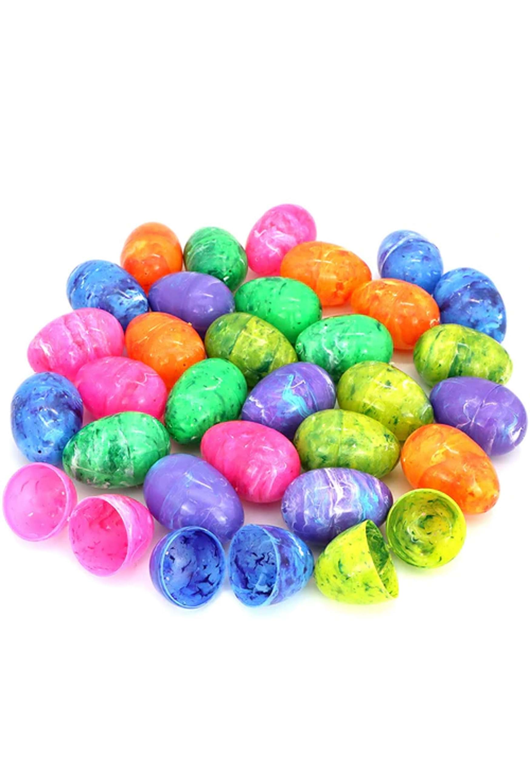 30 Piece 3.15 Inch Iridescent Egg Shells , Easter Gifts