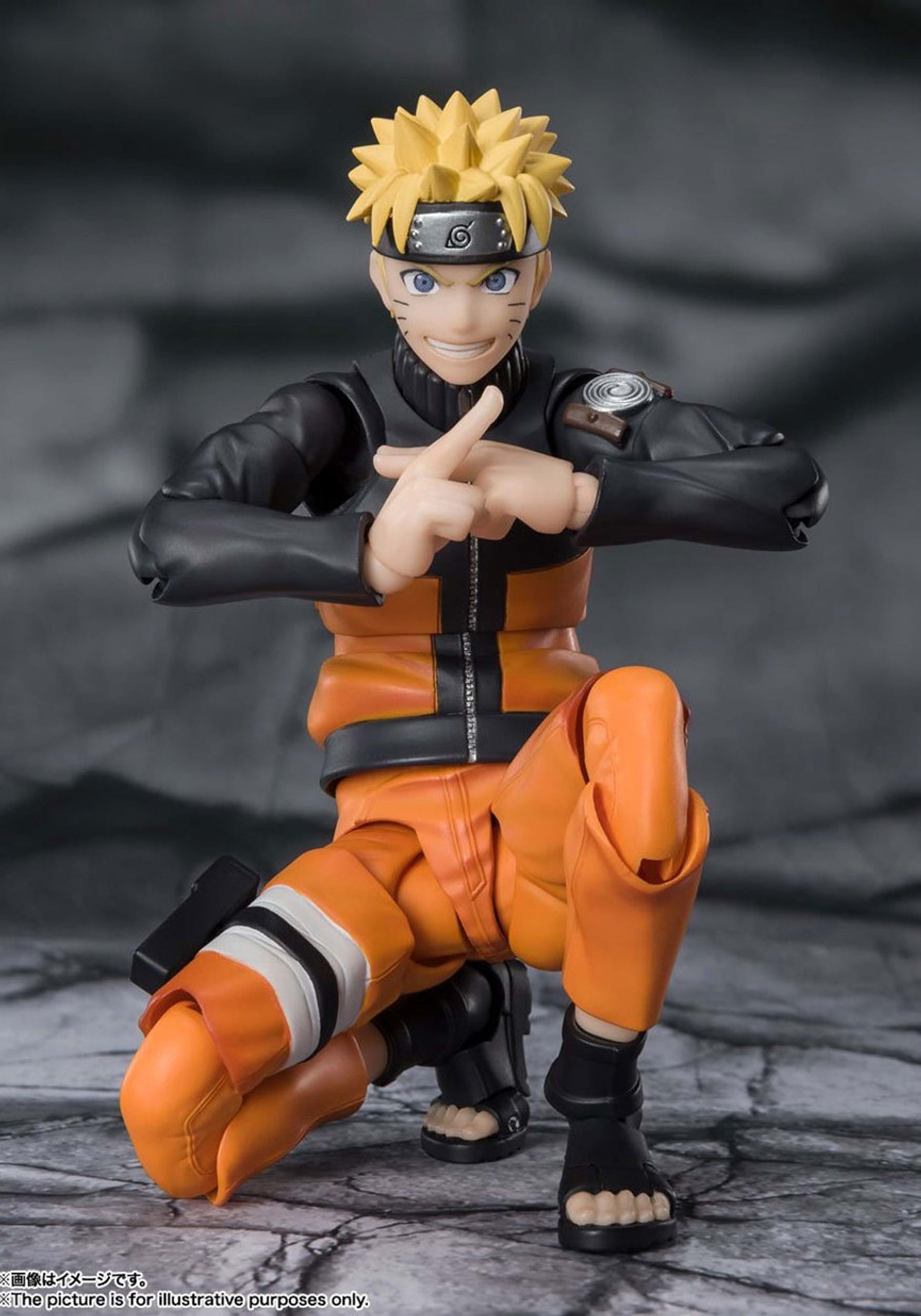 Figurine Naruto Shippuden - Naruto Uzumaki SH Figuarts 14cm - Bandai