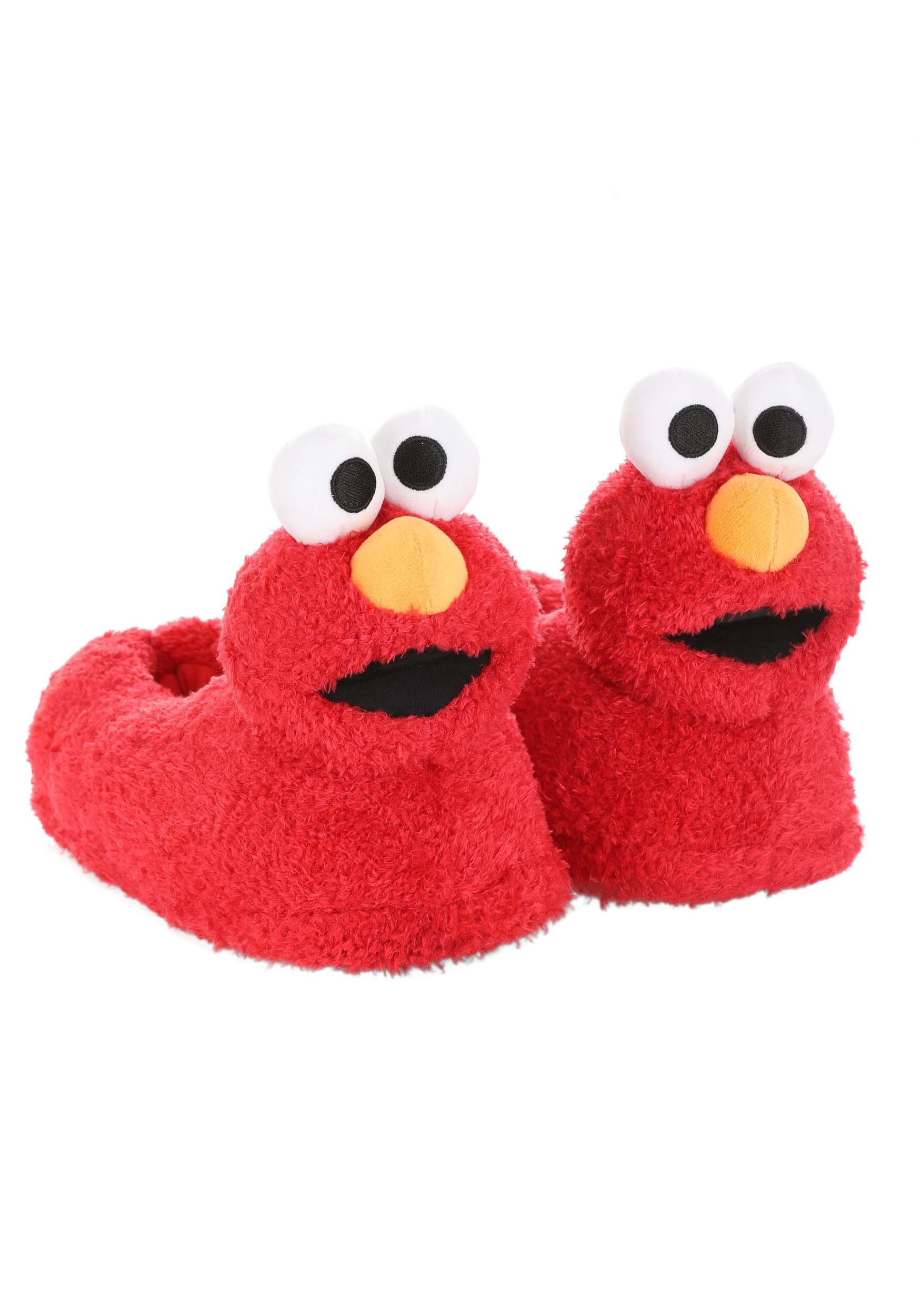 Elmo Plush Adult Slippers | Sesame Street Apparel