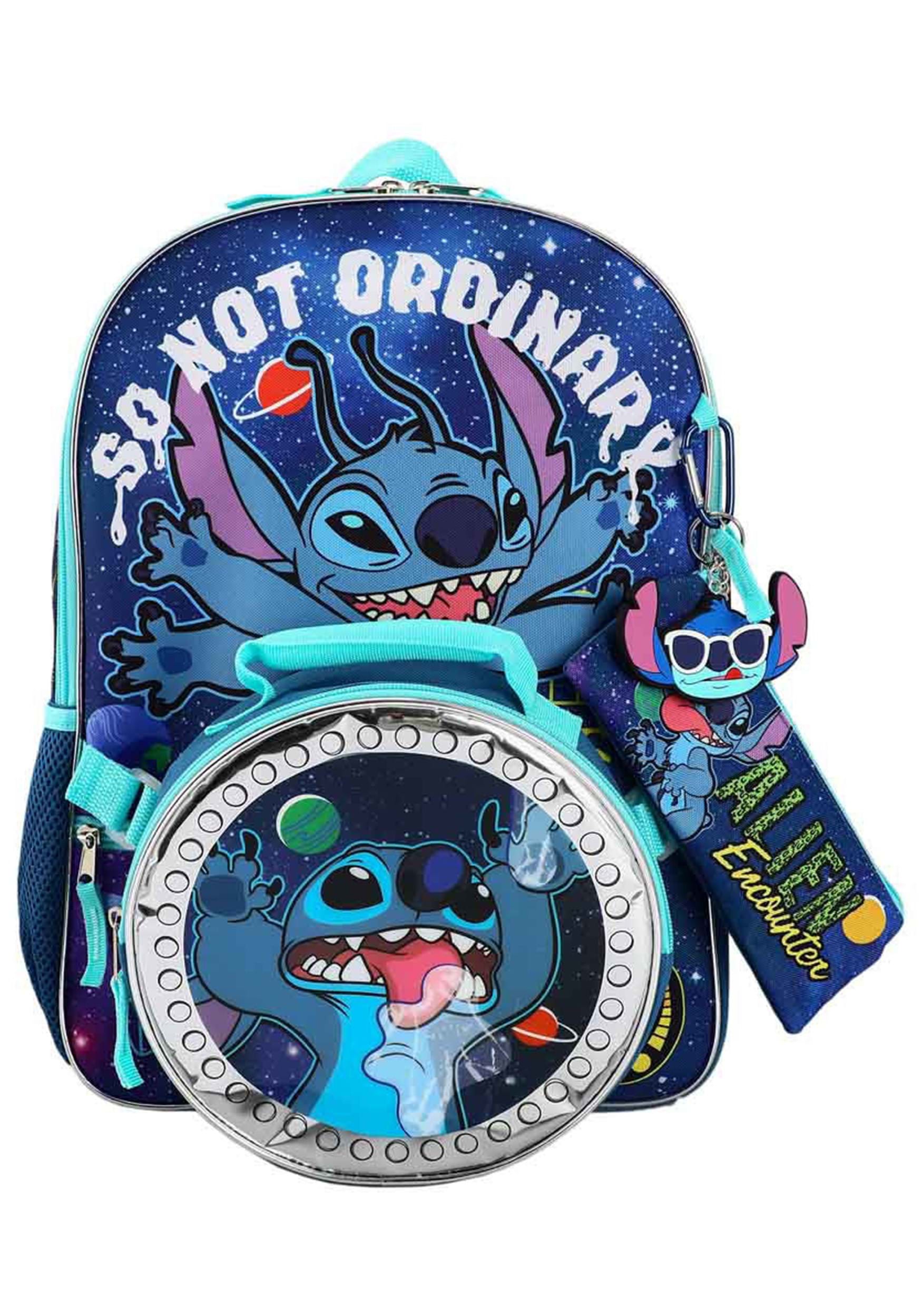 5 Piece Disney Stitch Backpack Set | Disney Backpacks
