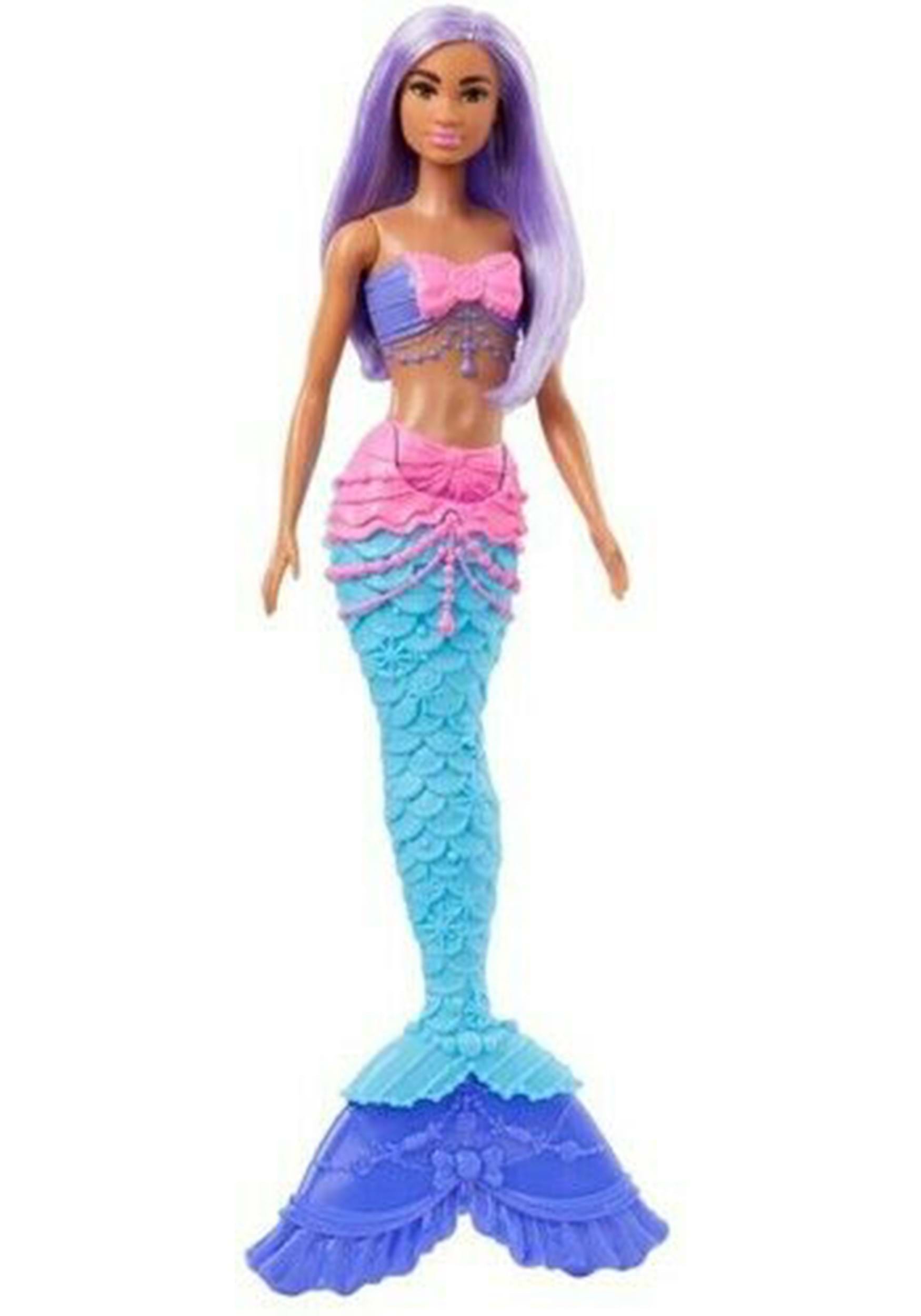 Purple Haired Barbie Mermaid