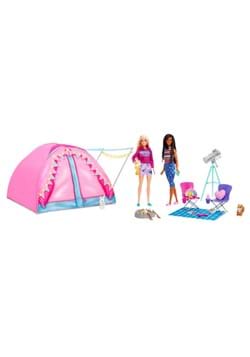 Barbie Glamping Camping Tent and Dolls