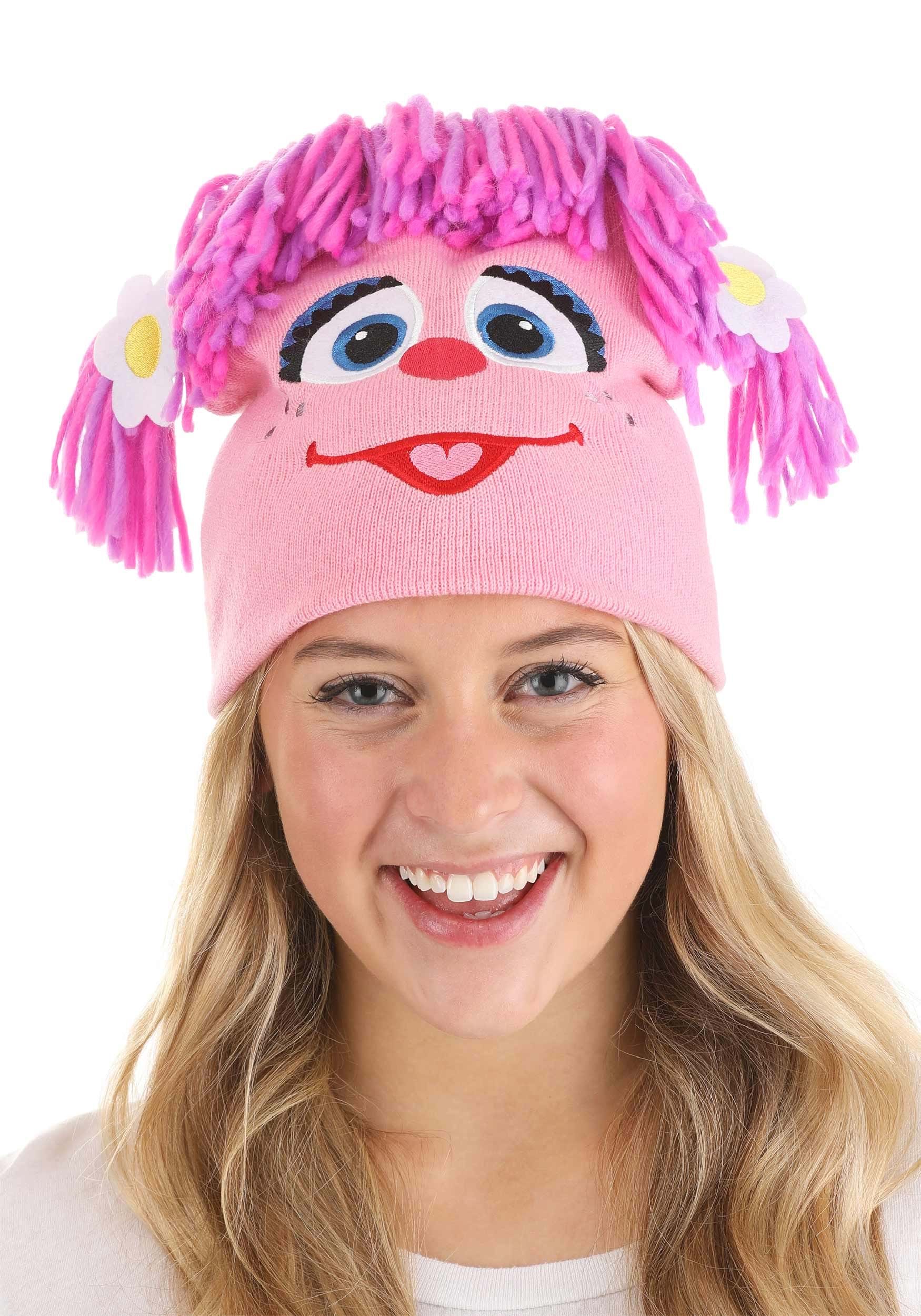 Sesame Street Abby Cadabby Pom Pom Pink Winter Hat | Sesame Street Gifts