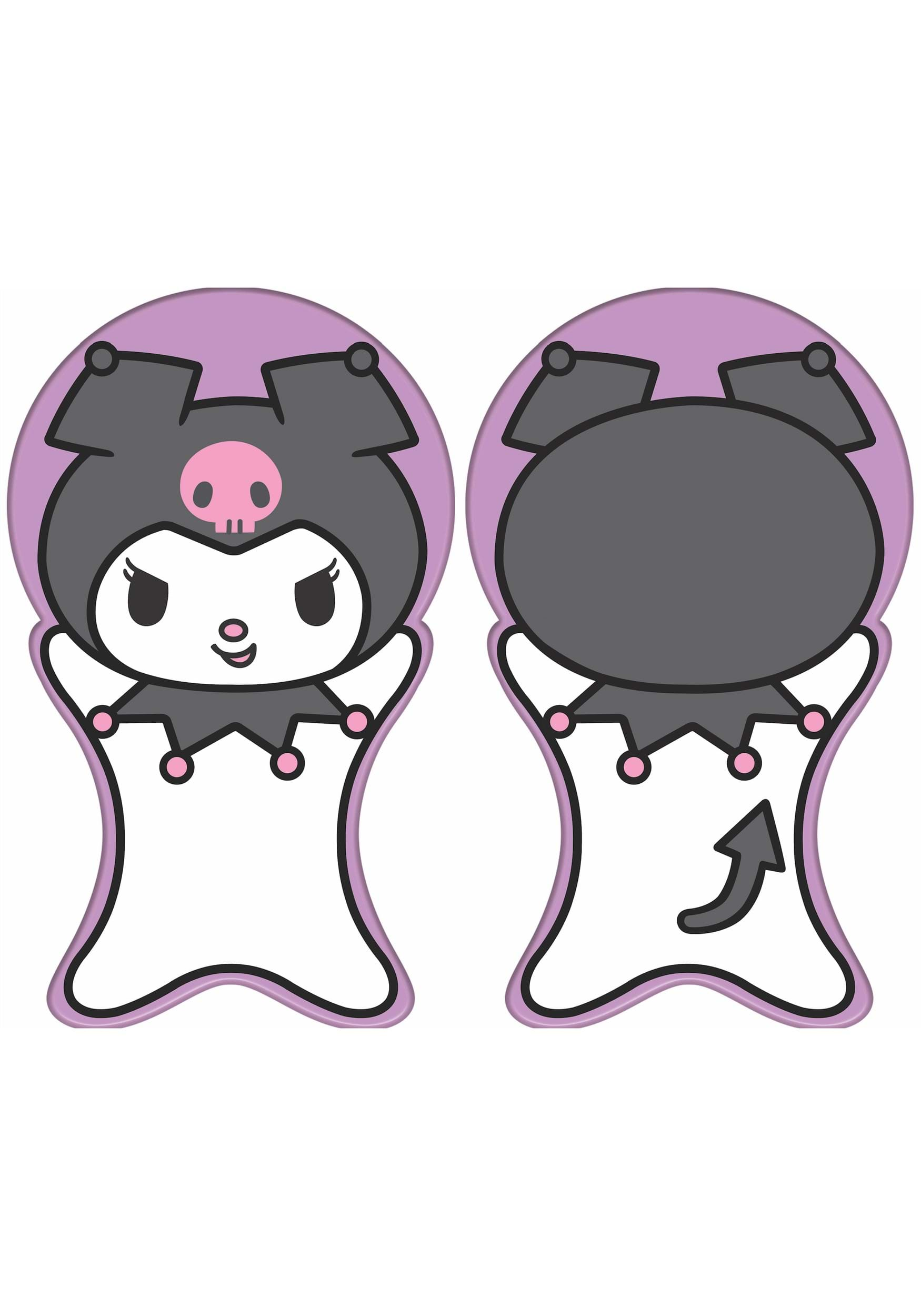 Sanrio Hello Kitty Fishnets, Black Hello Kitty Kuromi