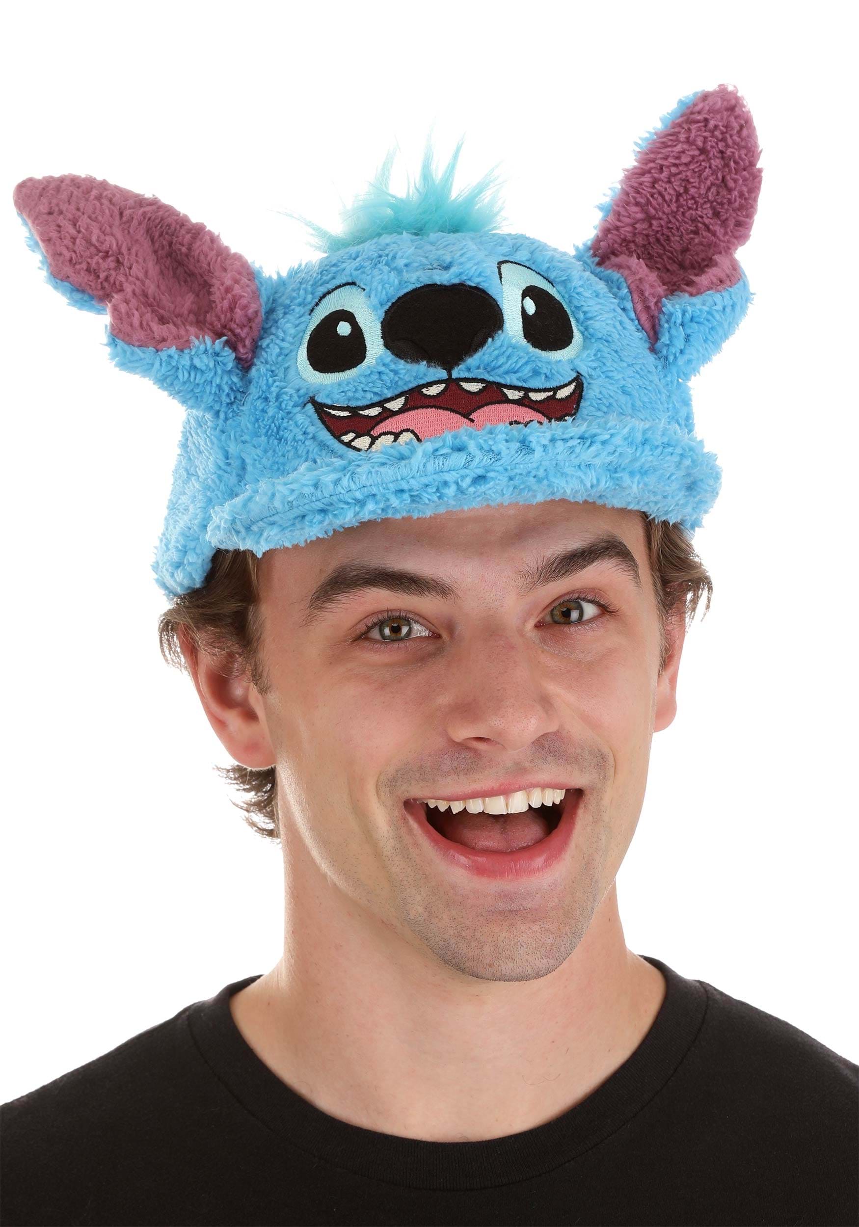Stitch Fuzzy Cap for Adults