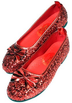 Girls Ruby Slippers Red Shoes