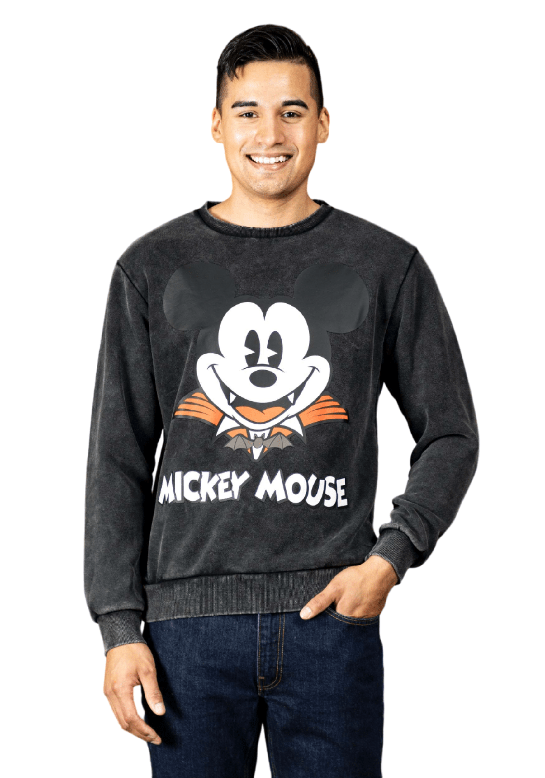 Cakeworthy Mickey Vampire Crewneck , Mickey Mouse Apparel