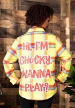 Adult Cakeworthy Chucky Flannel Shirt Alt 1