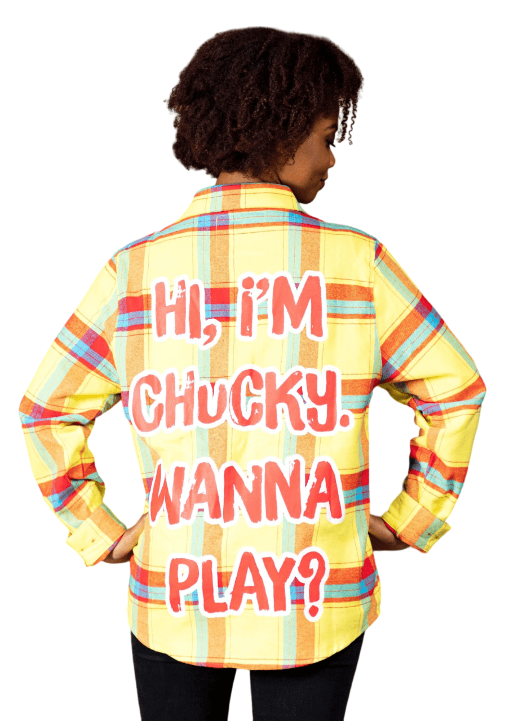 Cakeworthy Adult Chucky Flannel Shirt | Chucky Apparel