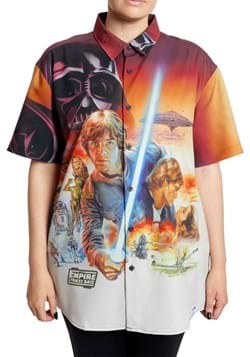 Loungefly Star Wars Imperiu lovește cămașa din spate