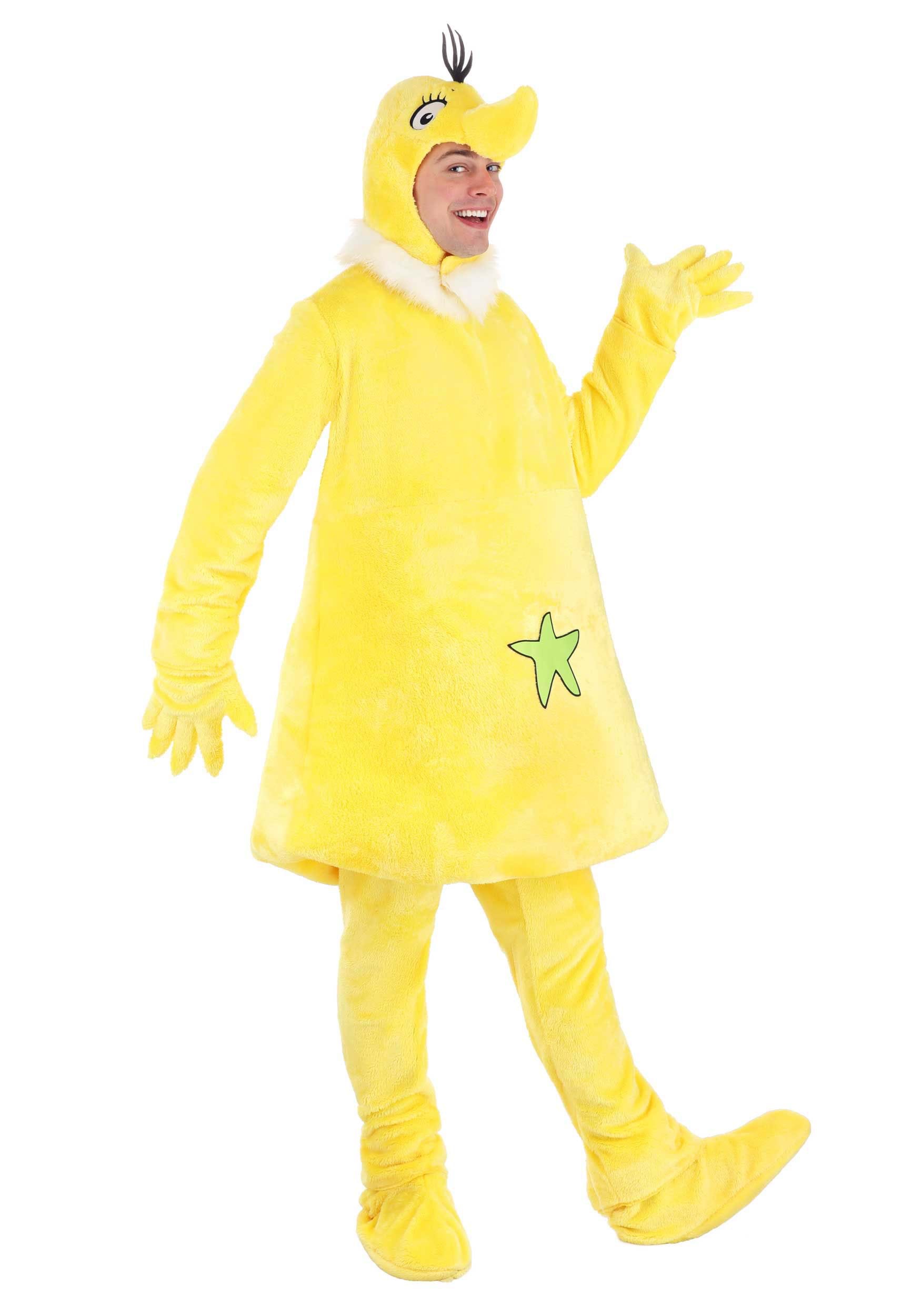 Dr. Seuss Star Bellied Sneetch Costume for Adults | Dr. Seuss Costumes