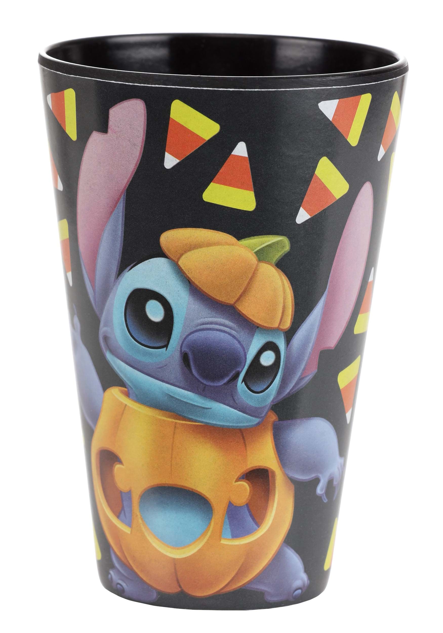 Disney LILO AND Stitch HALLOWEEN CANDY CORN Straw Cup Tumbler New