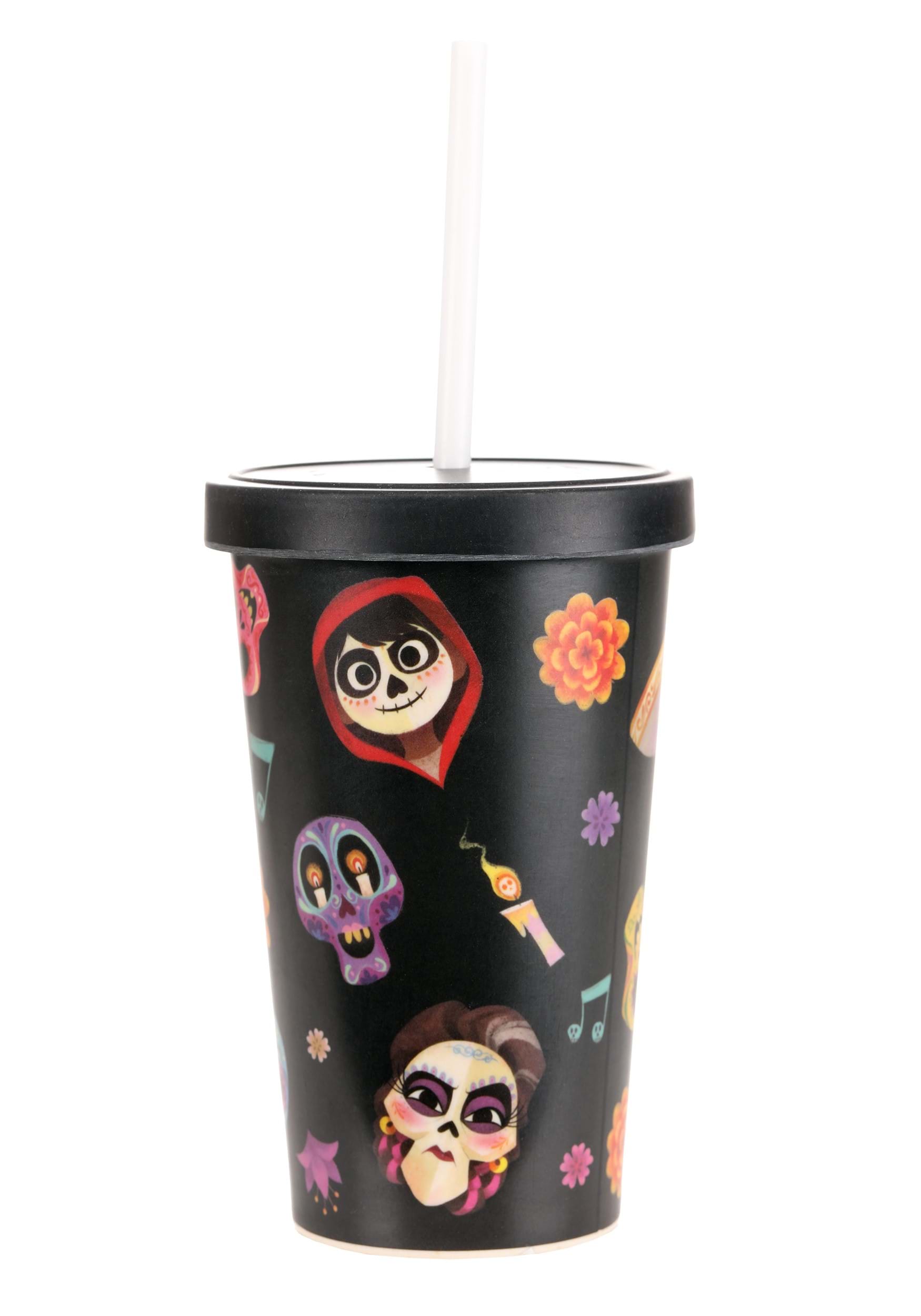 Coco Tossed Bamboo Tumbler with Straw