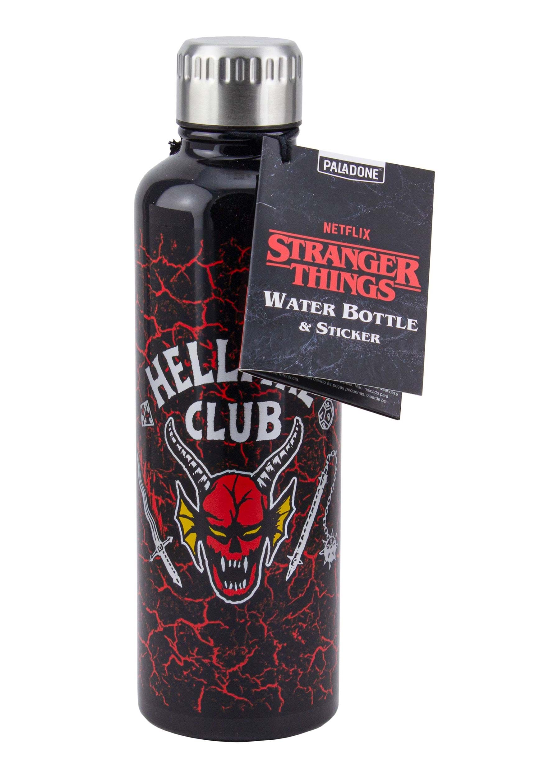 Stranger Things - Hellfire Club - Water Bottle Plastic