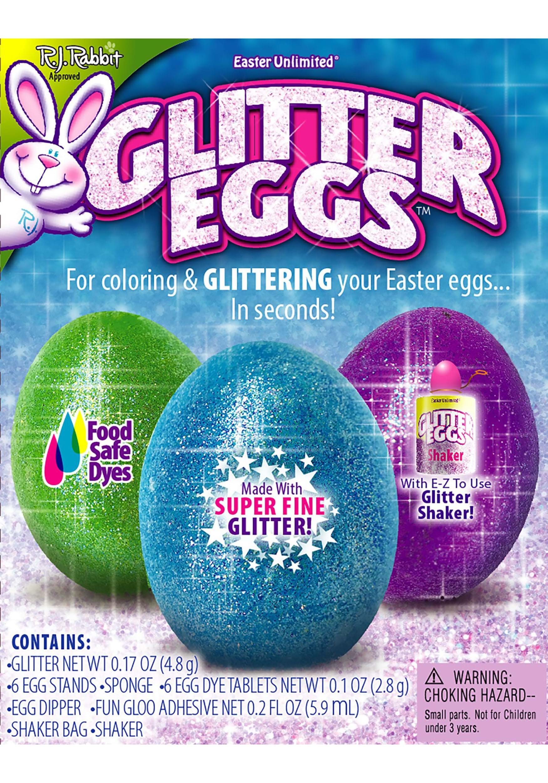 Colorful Glitter Eggs Decorating Kit