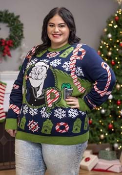 Adult Popeye Ugly Christmas Sweater