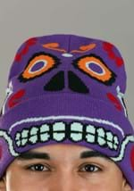 Adult Day of the Dead Knit Hat Alt 2