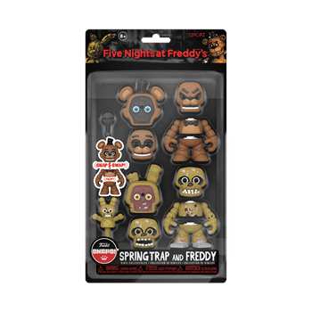 Five Nights at Freddys Snaps 2 Pack Freddy and Springtrap