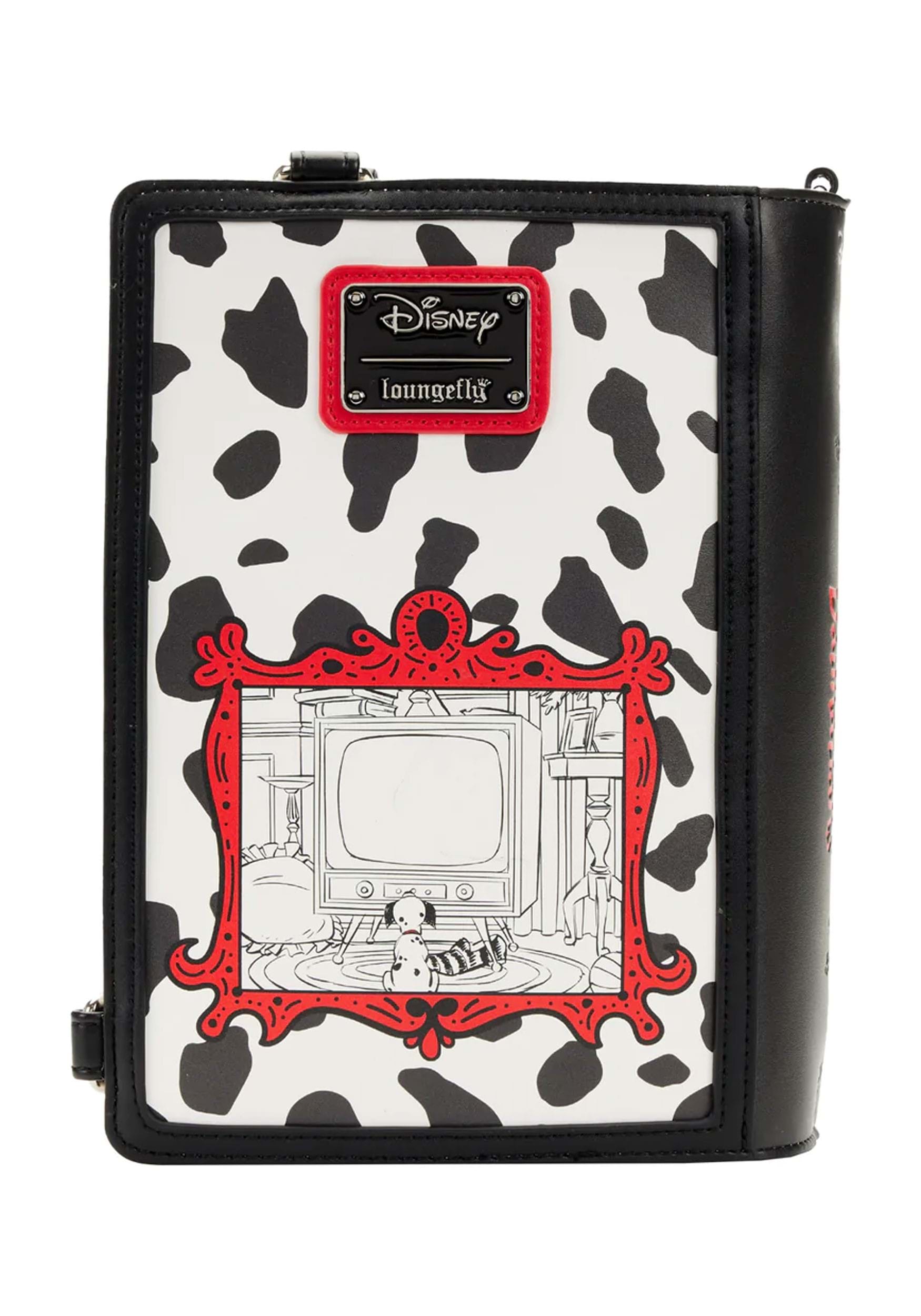 Disney Classic Books 101 Dalmatians Convertible Loungefly Crossbody Bag