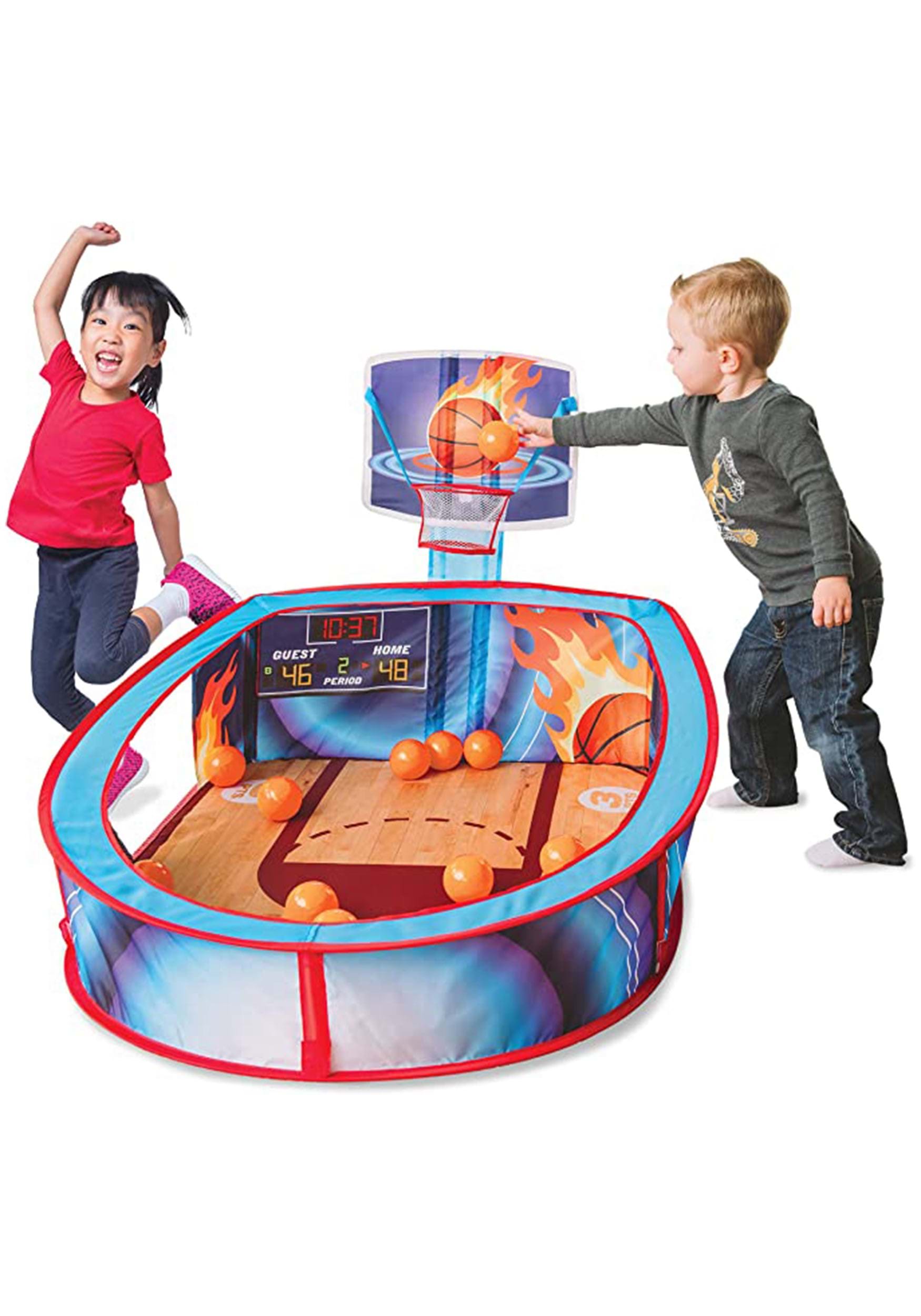 Sport Theme Pop-N-Play Ball Pit with 20 Balls