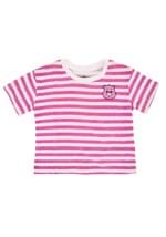 Girls Purple Care Bears Striped Skimmer Tee Alt 3