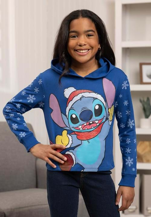 Girls Stitch Holiday Skimmer Hoodie