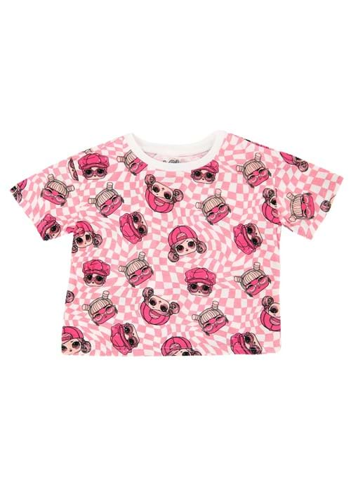 Girls LOL Surprise Warped All Over Print Skimmer Tee