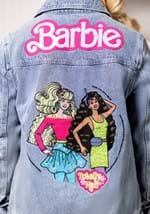 Adult Cakeworthy Barbie Totally Hair Denim Jacket Alt 3