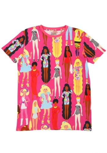 Adult Cakeworthy Barbie All Over Print Shirt | Barbie Apparel