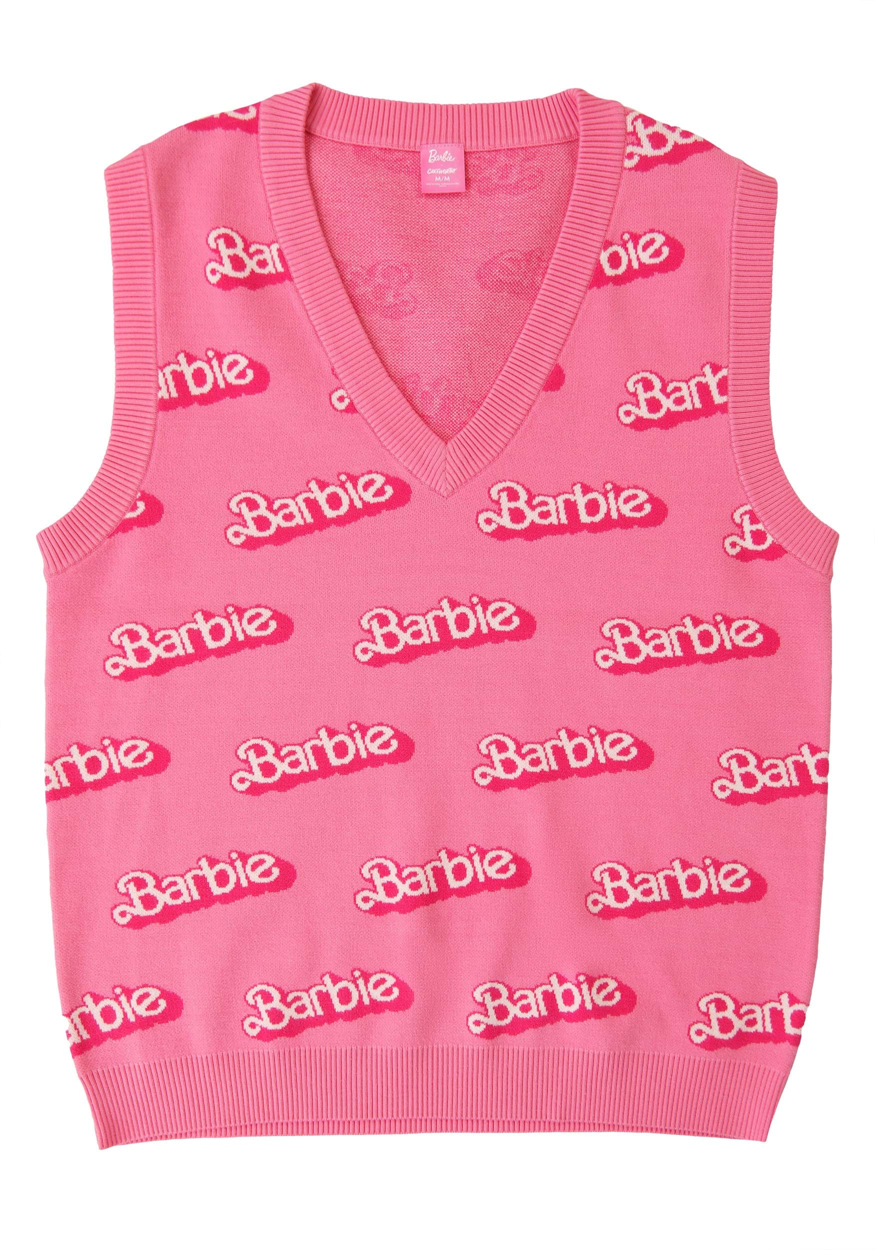 Cakeworthy Adult Barbie Knit Vest