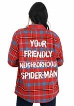 Adult Cakeworthy Spider-Man Flannel Shirt Alt 9