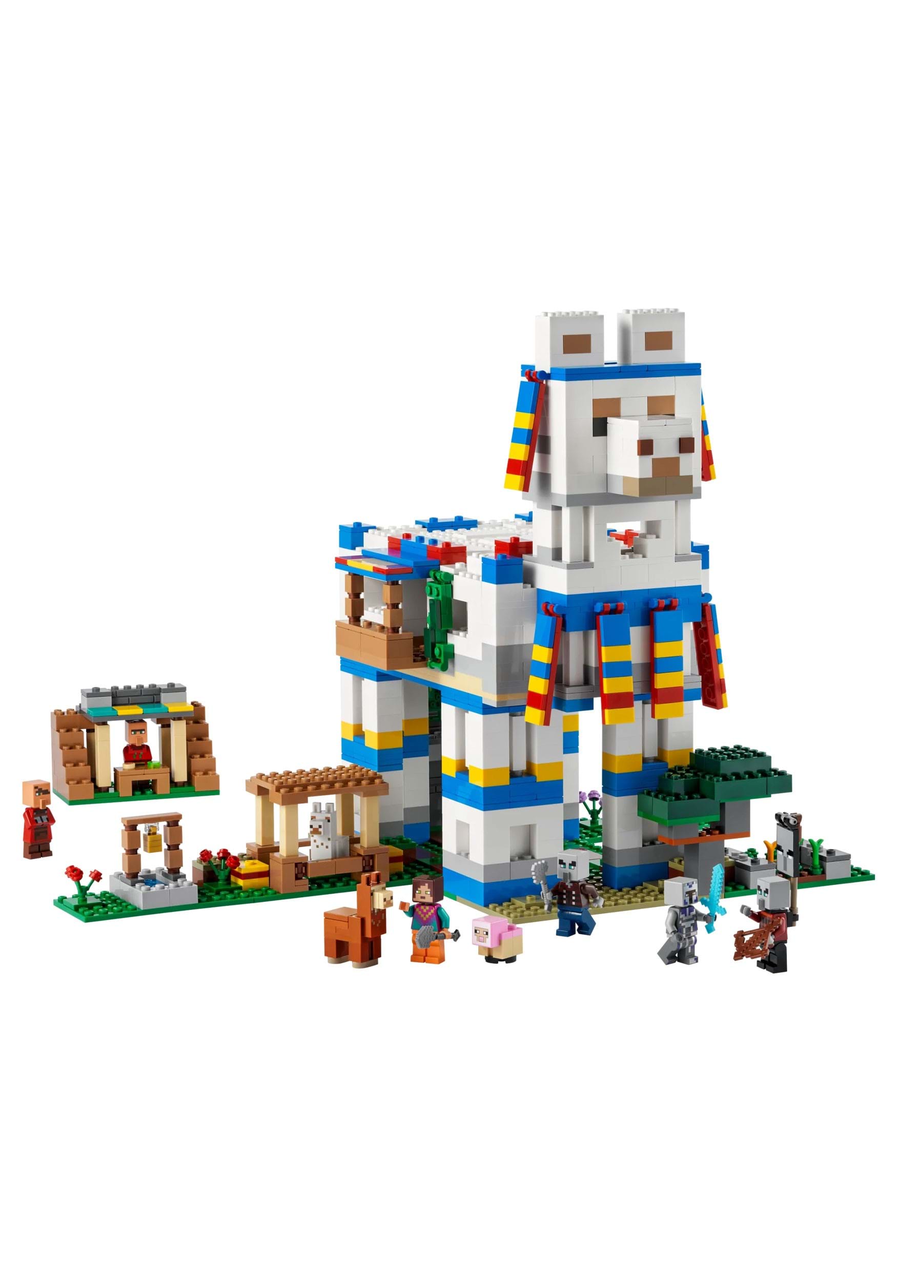 Minecraft The Llama Village LEGO Set