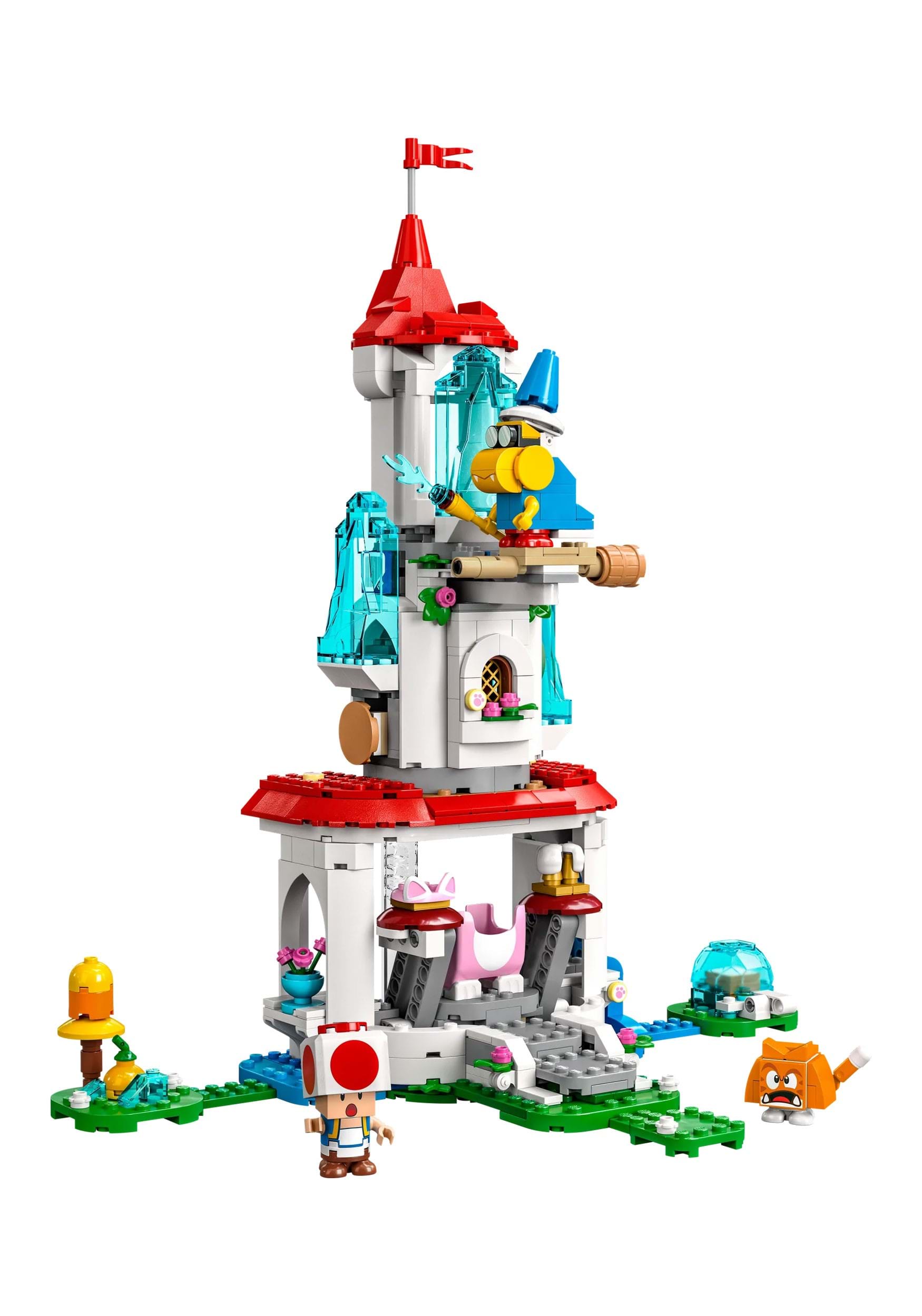 LEGO Super Mario Cat Peach Suit and Frozen Tower Expansion