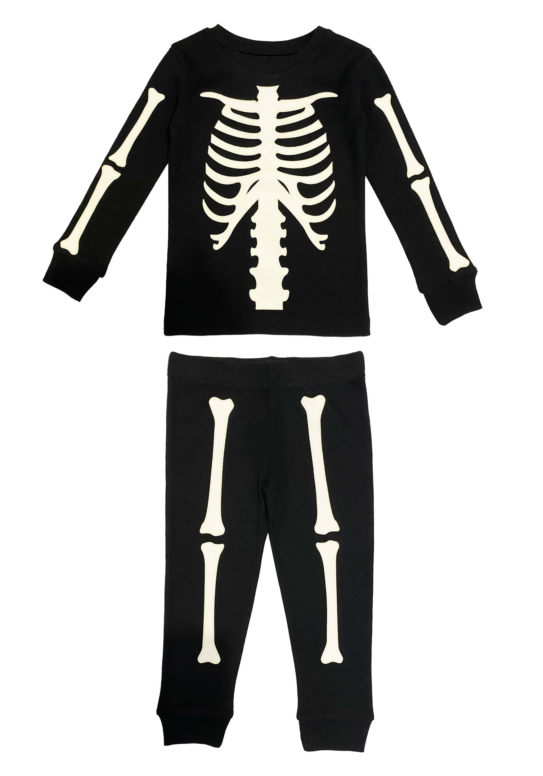 2 Piece Toddler Skeleton Jogger Sleep Set | Skeleton Apparel