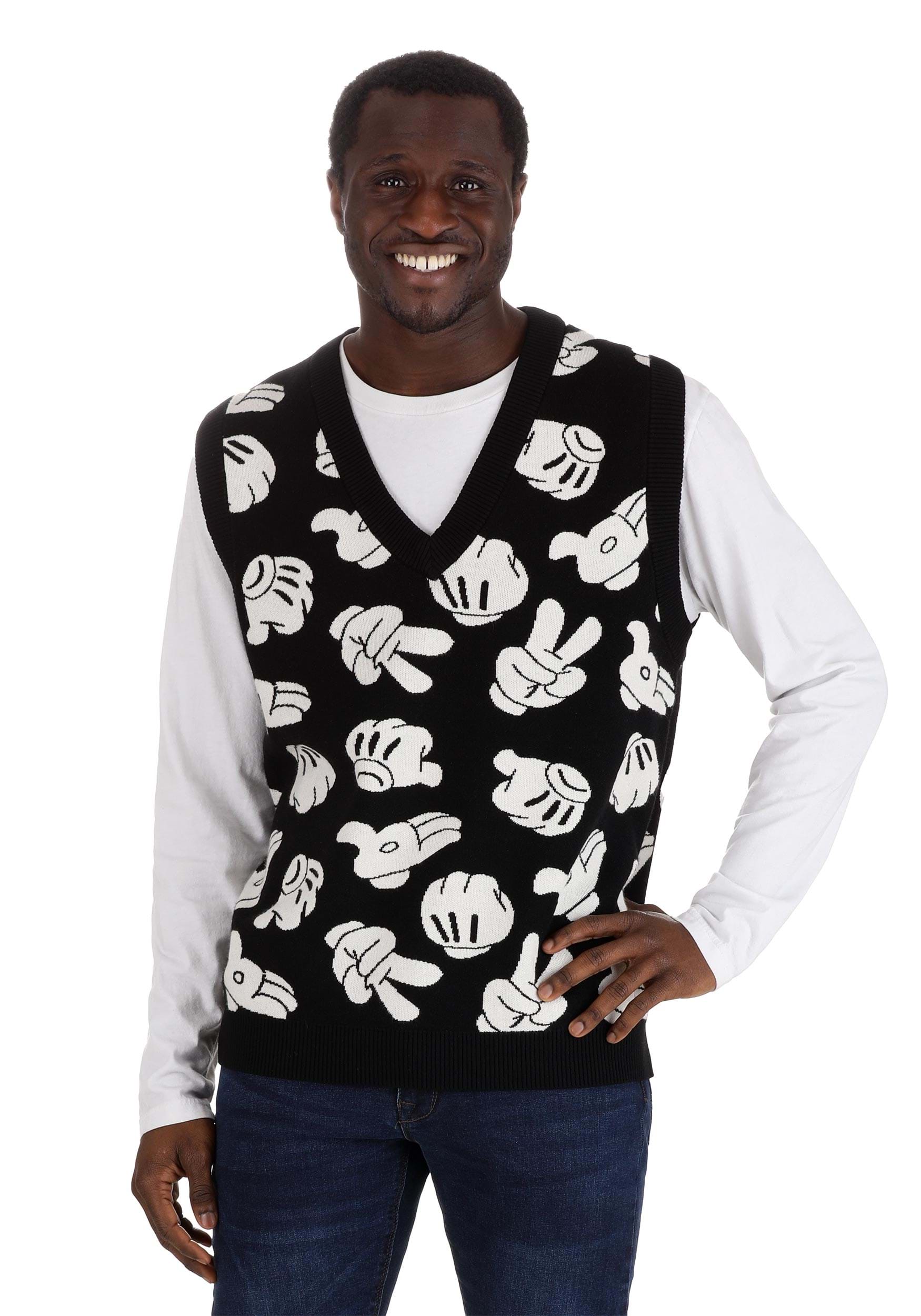 Adult Mickey Glove Knit Vest by Cakeworthy | Mickey Mouse Apparel