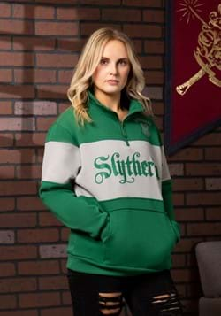 Cakeworthy Slytherin 1/4 Adult Zip Sweater Alt 1