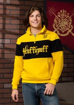 Adult Cakeworthy Unisex Hufflepuff 1/4 Zip Sweater