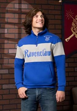 Adult Cakeworthy Ravenclaw 1/4 Zip Sweater Alt 1