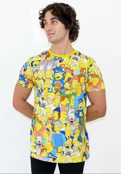 Adult Cakeworthy All Over Print Simpsons Shirt Alt 1