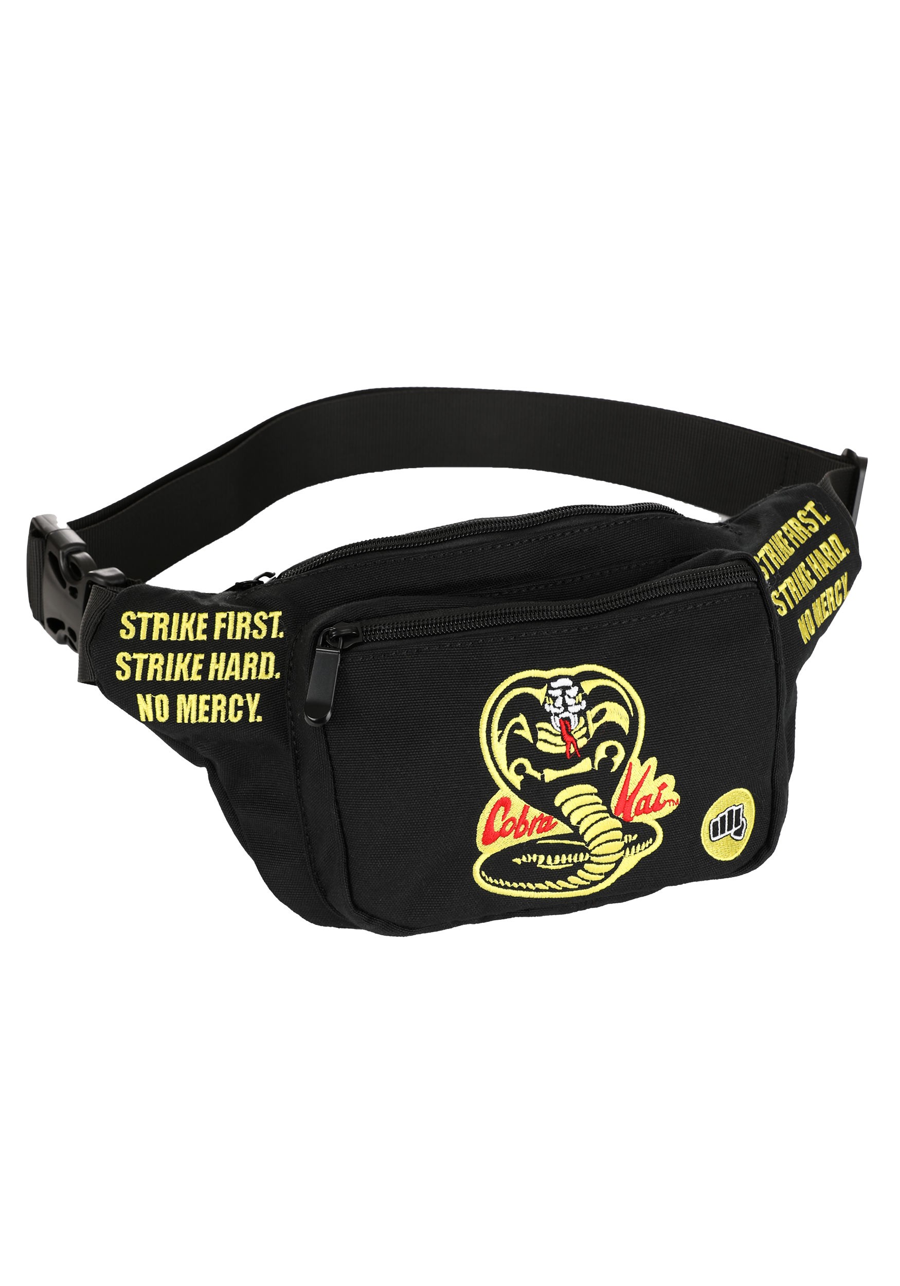 Adult Black Cobra Kai Fanny Pack | Movie Accessories