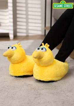 Big Bird Plush Slippers Adult