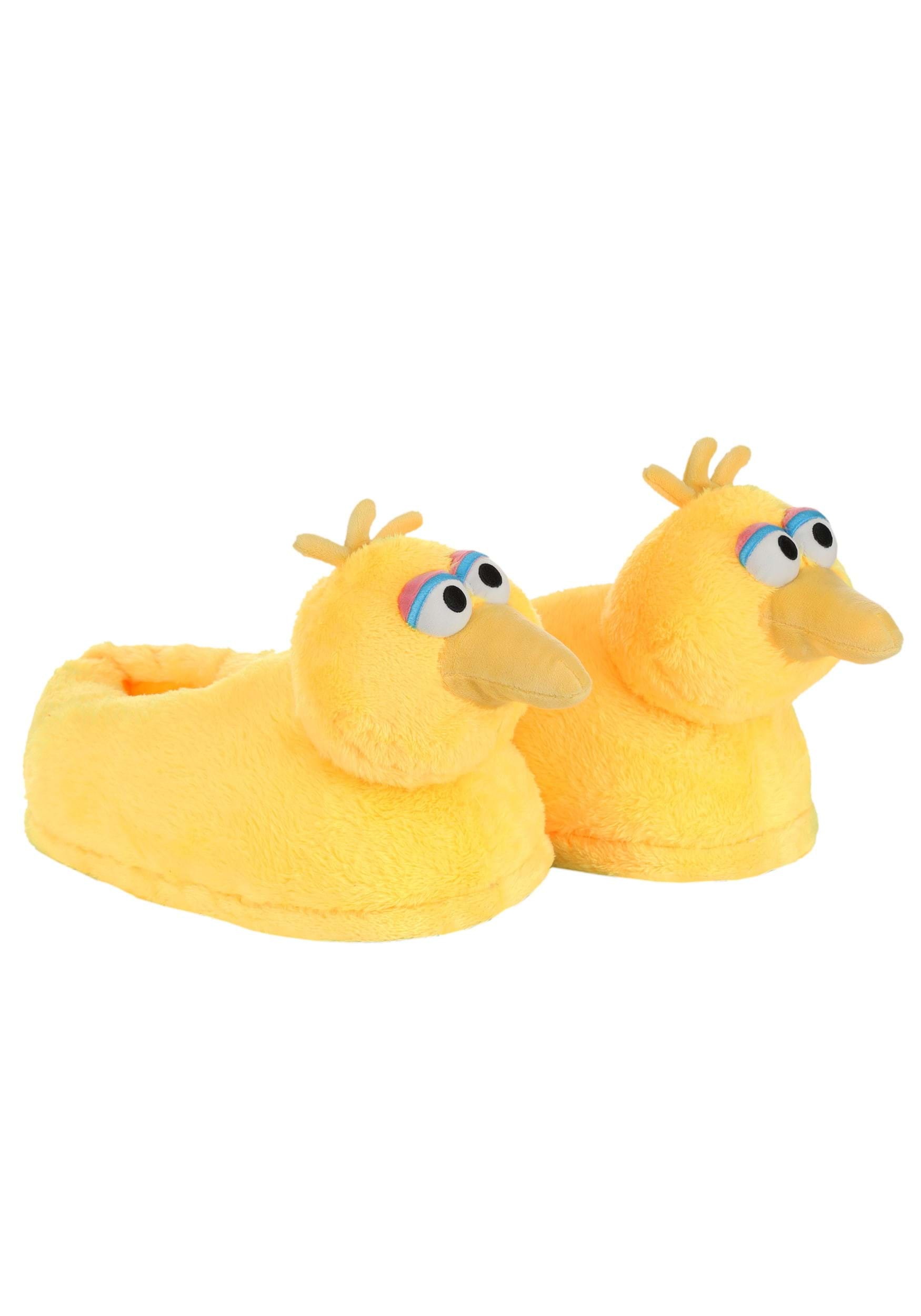 Sesame Street Big Bird Plush Adult Slippers | Adult Slippers