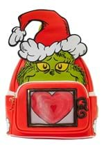 LOUNGEFLY DR SEUSS GRINCH LENTICULAR HEART MINI BA