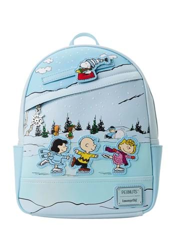 Loungefly Peanuts Charlie Brown Ice Skating Mini Backpack